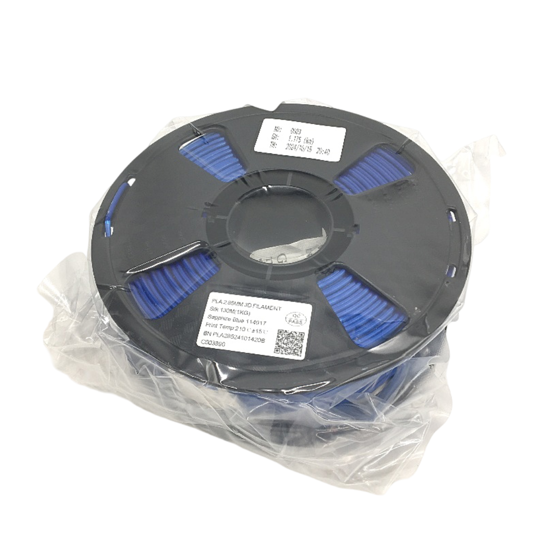 CC3D 2.85mm 130M 1KG PLA 3D Printer Filament in Shiny Silk Sapphire Blue NEW
