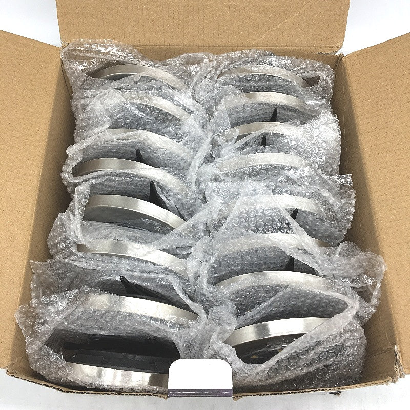 16 Pack Solar Powered Warm Temp Circular Outdoor Deck Lights 12x2.5cm NEW