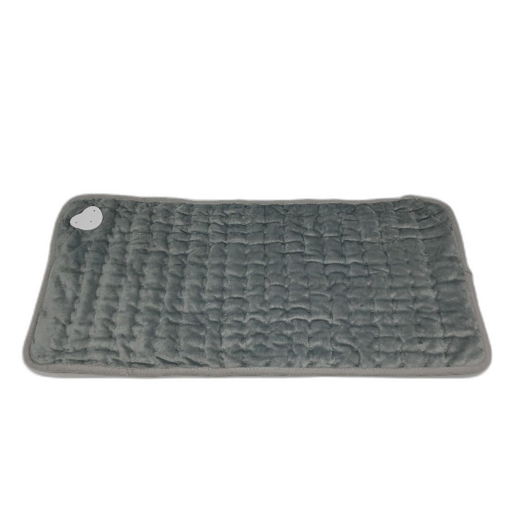 Intertek 75W 220 240V 50 60Hz Grey Fleece Heating Pad 60x30cm NEW