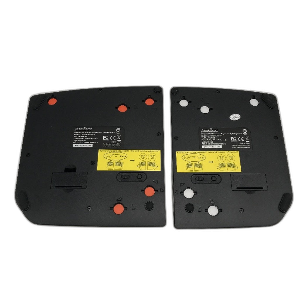 Perixx Periboard 624 Wireless 65% Mini Membrane Ergonomic Split Keyboard NEW