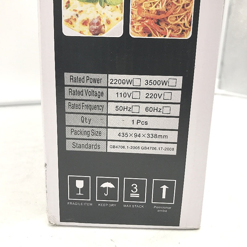 3500W Portable Stainless Steel Infrared Electric Heating Stove Cooktop NEW