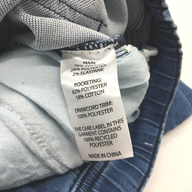 Jay Jays Flex-It Jerry Pintuck Mid Wash Blue Denim Shorts Mens Size 32 NEW