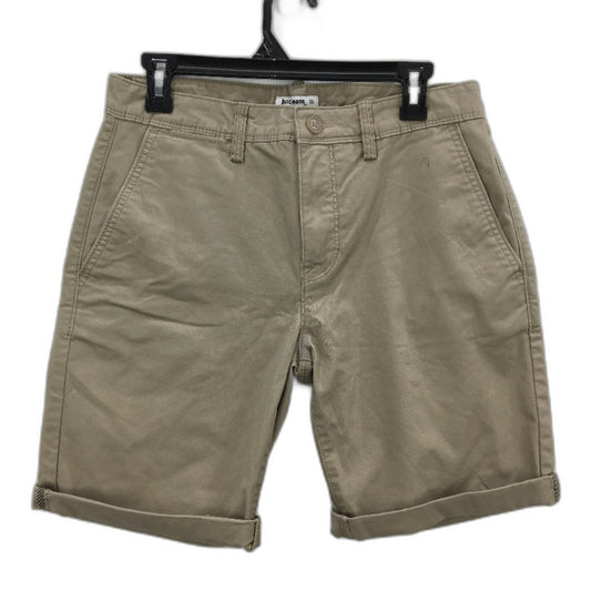 Just Jeans Desert Trail Khaki Stretch Cuffed Hem Chino Shorts Mens Size 30 NEW