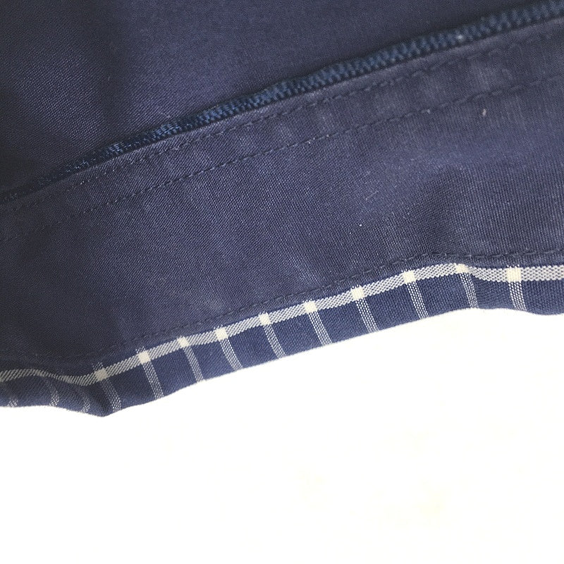 Tarocash Navy Blue & White Check Cotton Blend Long Sleeve Shirt Mens Size 3XL