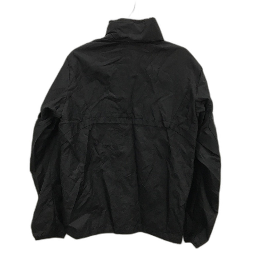 Puma Black Classic Wind Breaker Hidden Hood In Coallr Jacket Mens Size Small