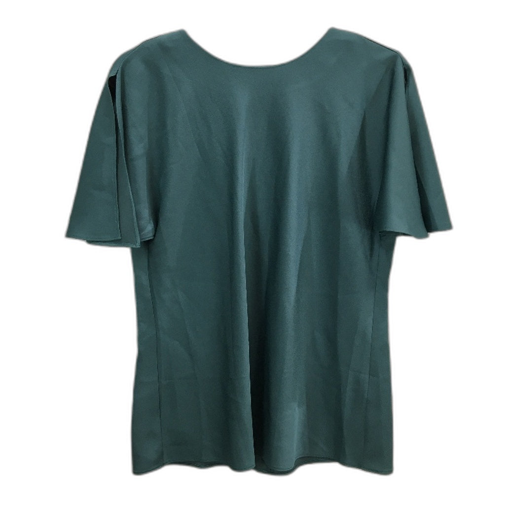 Basque Pine Green Open Sleeve Soft Silky Feel Top Ladies Size 10 NEW