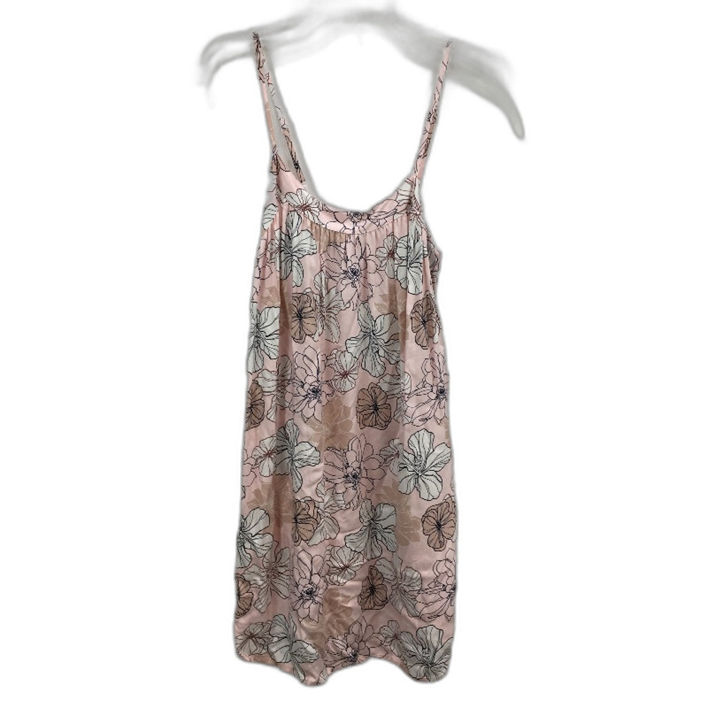 Soho Light Pink Large Flower Print Soft Sleep Night Gown Ladies Sz S NEW