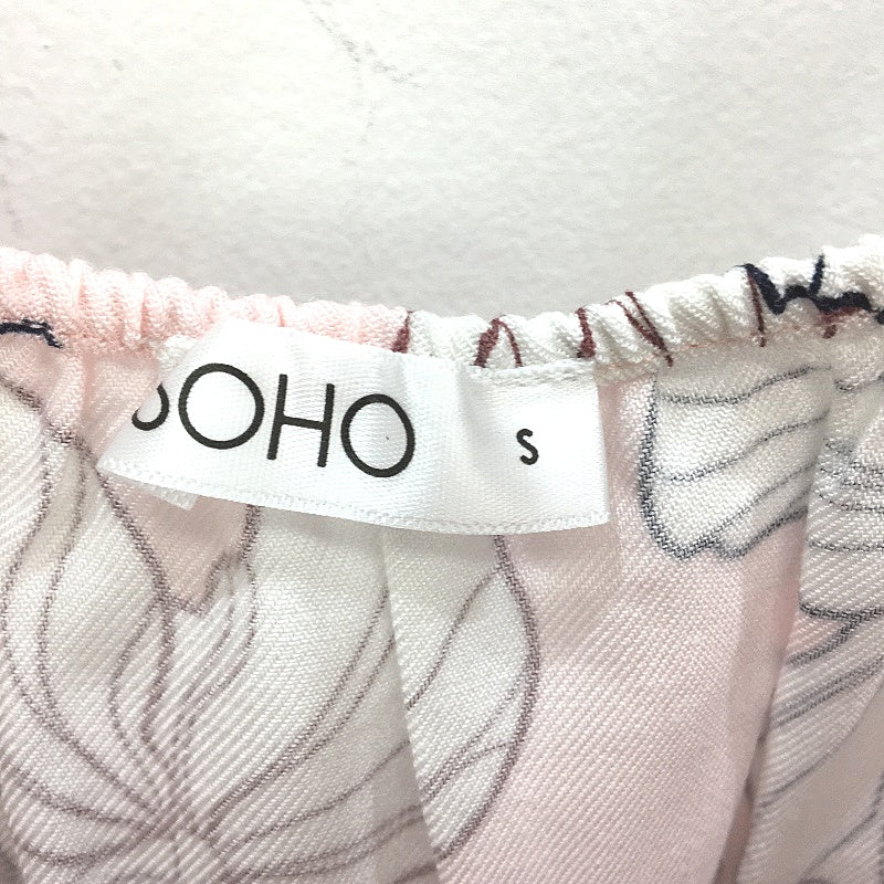 Soho Light Pink Large Flower Print Soft Sleep Night Gown Ladies Sz S NEW