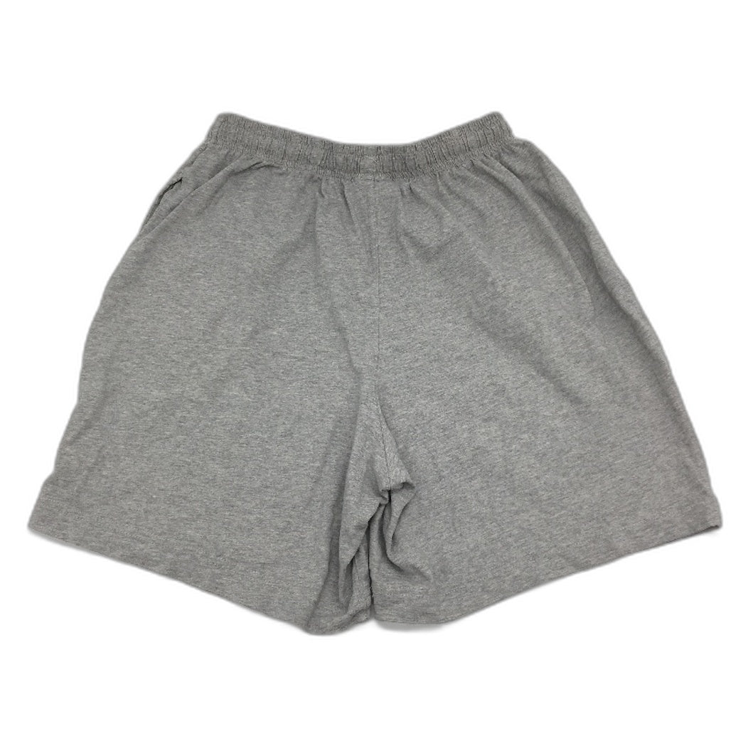 Champion Soft Light Grey 100% Cotton Relaxed Fit Jersey Shorts Mens Size M