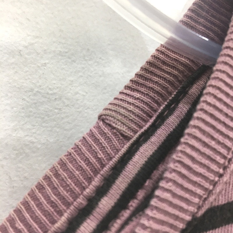 St Goliath Mulberry Striped Soft Cotton Classic Long T-Shirt Mens Size Small