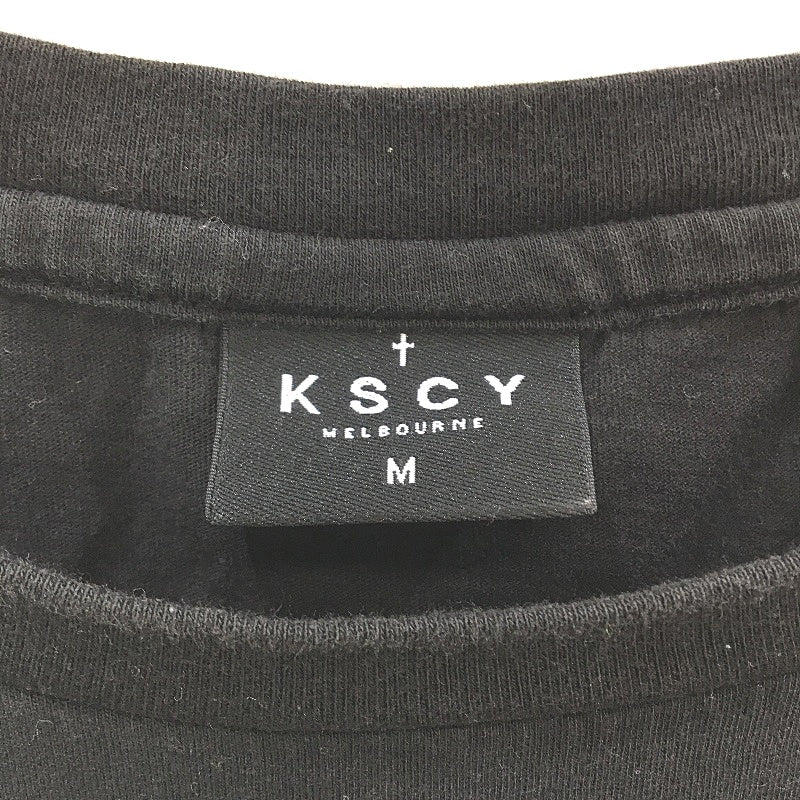 KSCY Black High Times Soft 100% Cotton Scooped Hem T-Shirt Mens Size Medium