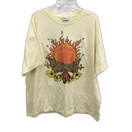 Wrangler Hemp Cotton Blend Oversized Wide Style T-Shirt Ladies Size 12 DEMO