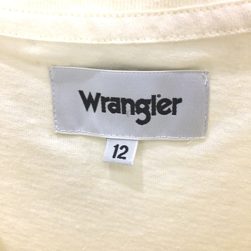 Wrangler Hemp Cotton Blend Oversized Wide Style T-Shirt Ladies Size 12 DEMO