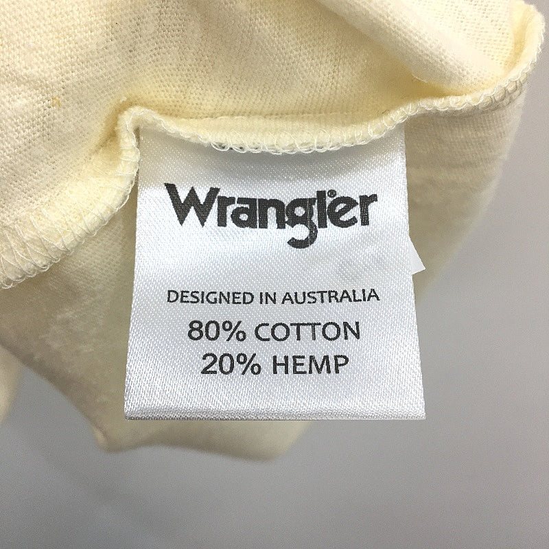 Wrangler Hemp Cotton Blend Oversized Wide Style T-Shirt Ladies Size 12 DEMO