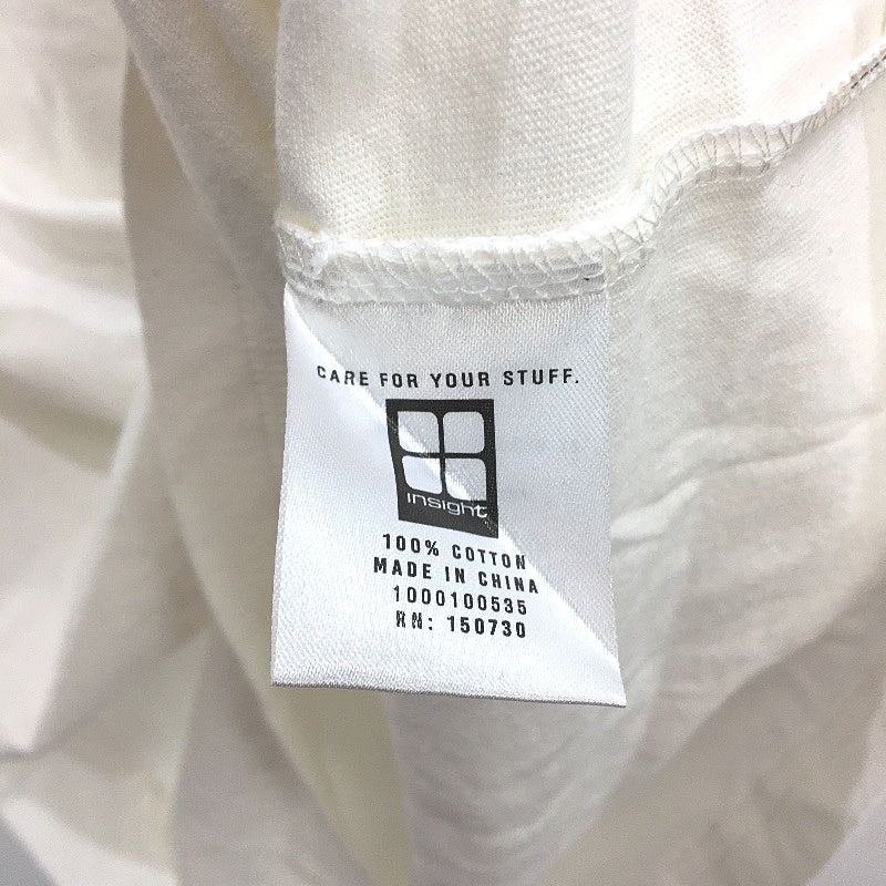 Insight Cosmic Visions White 100% Cotton Classic T-Shirt Mens Size L NEW