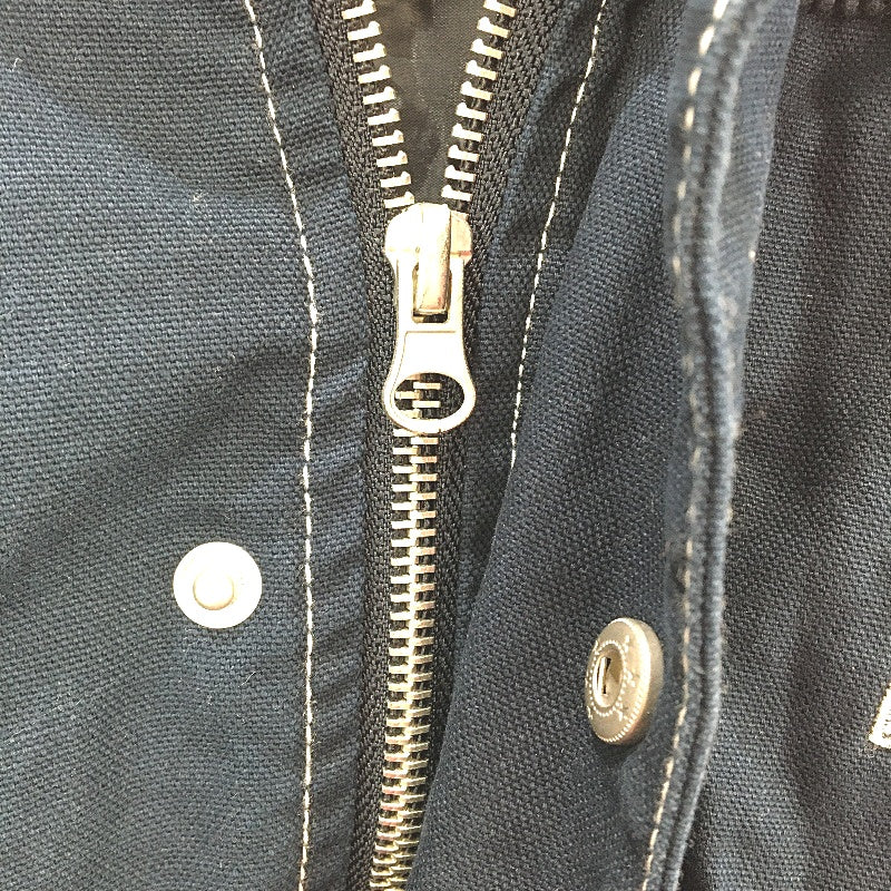 Insight Navy Cotton Light Canvas & Corduroy Zip UP Jacket Mens Size Small NEW