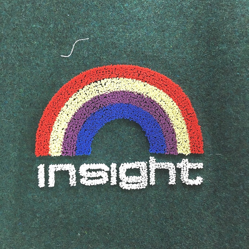 Insight Forest Green & Cream Vinyl Varsity Style Zip Up Jacket Mens Size XS NEW