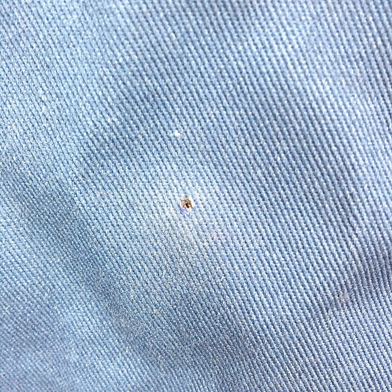 Dickies Blue Cotton Light Drill Zip Up Basic Work Style Jacket Mens Size XL NEW