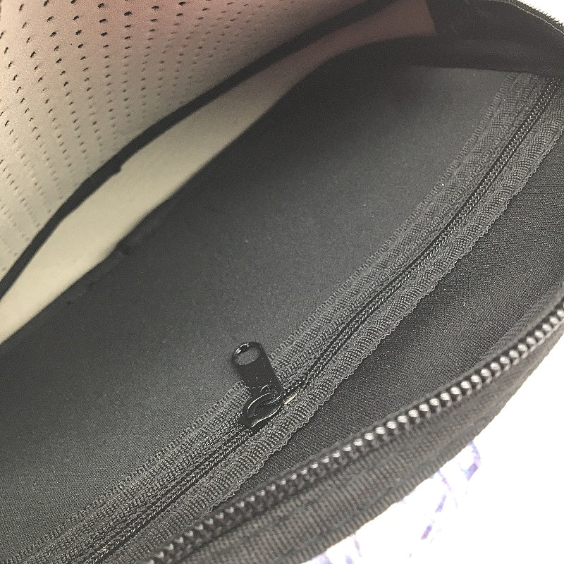 Parfait Ce Cabas Neoprene Blue Vintage Print Multi-Use Mini Shoulder Bag NEW