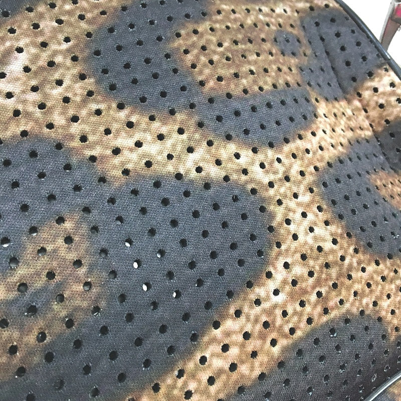 Parfait Ce Cabas Neoprene Brown Animal Print Multi-Use Mini Shoulder Bag NEW