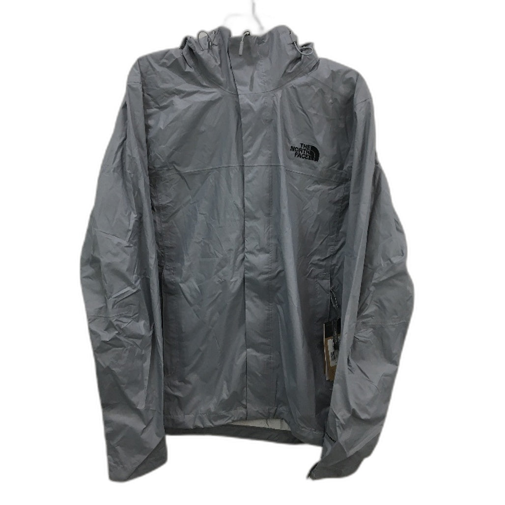 The North Face Grey Venture 2 Hooded Light Windbreaker Jacket Mens Size M NEW