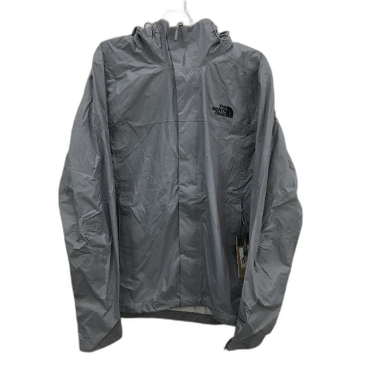 The North Face Grey Venture 2 Hooded Light Windbreaker Jacket Mens Size M NEW
