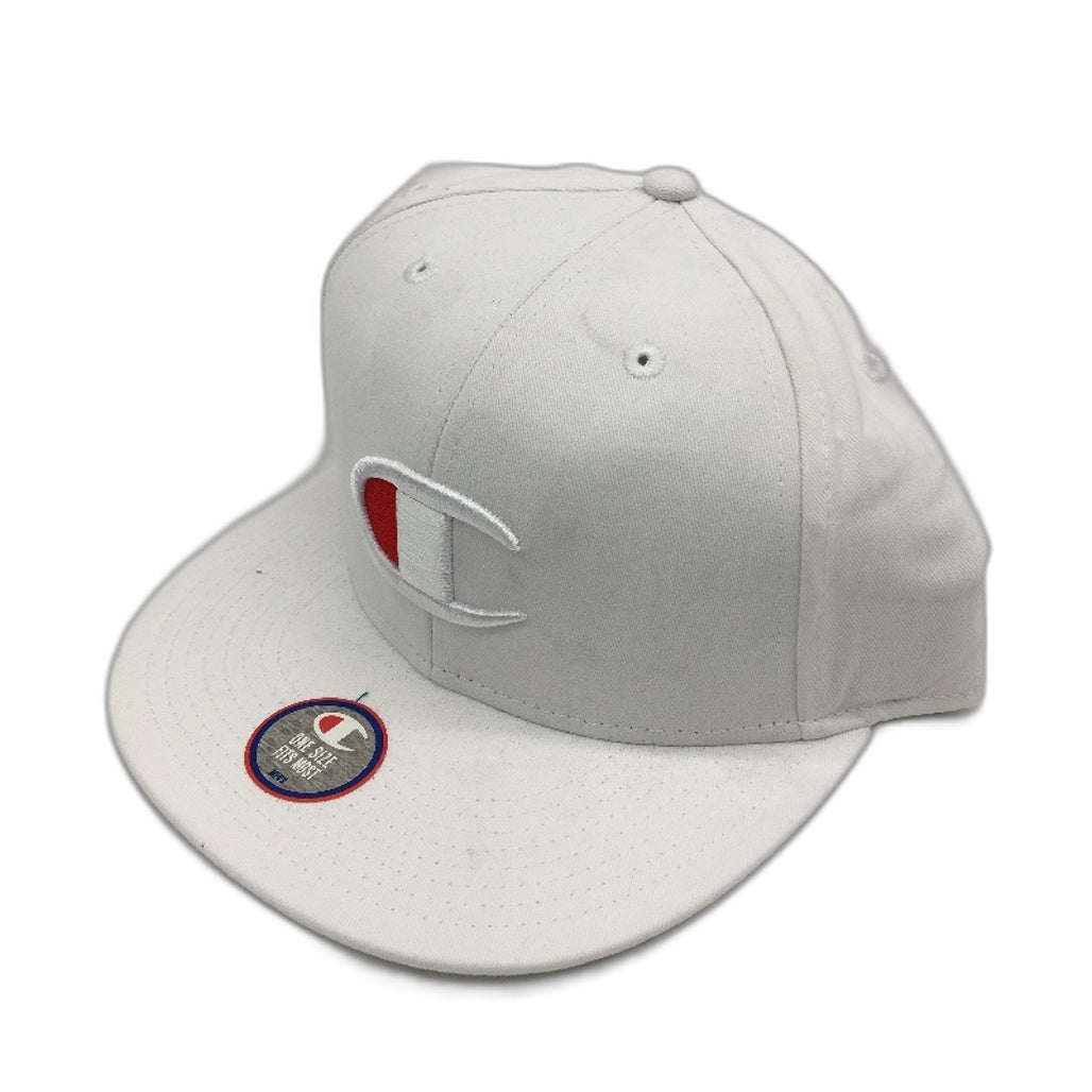 Champion 2 Pack White Black Embroidered Snapback Baseball Caps Unisex OSFM NEW