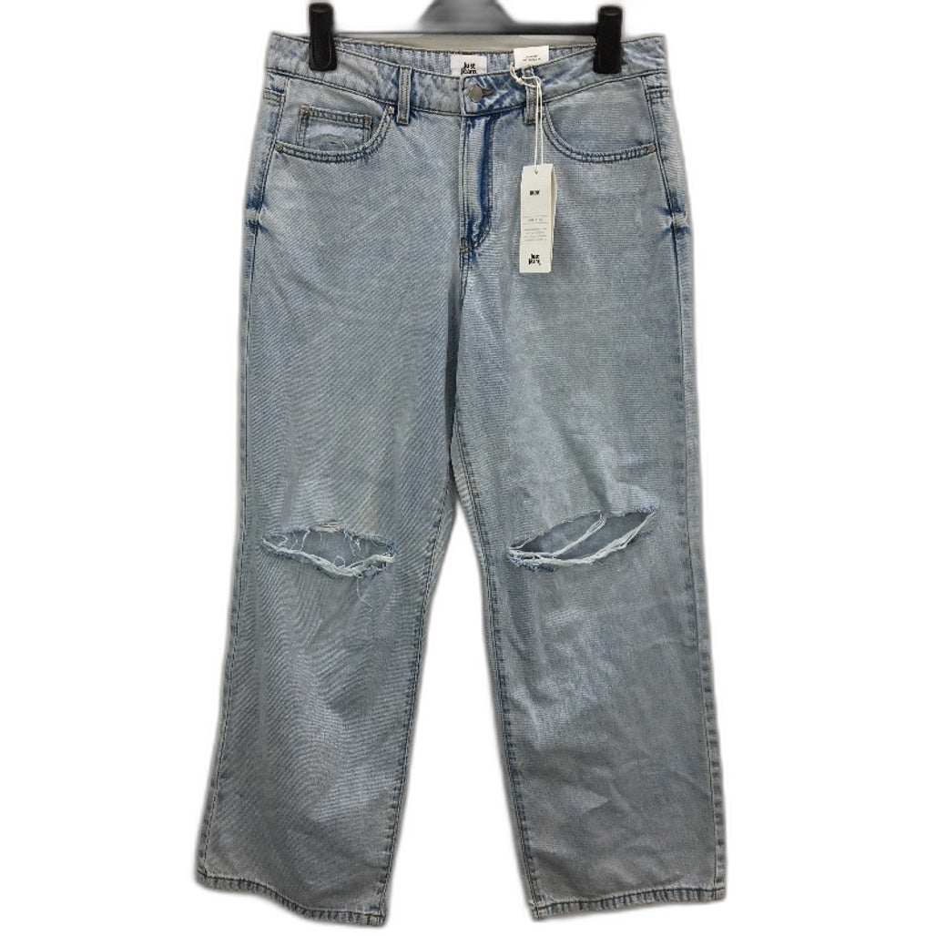 Just Jeans Light Blue Ripped Knee Baggy Mid Rise Denim Jeans Ladies Size 12 NEW