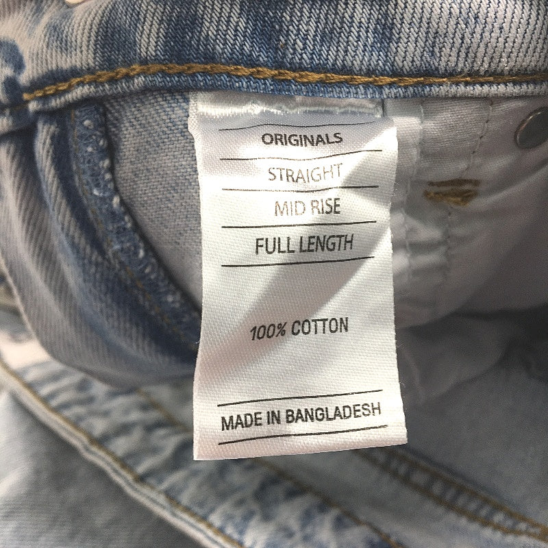 Just Jeans Light Blue Ripped Knee Baggy Mid Rise Denim Jeans Ladies Size 12 NEW