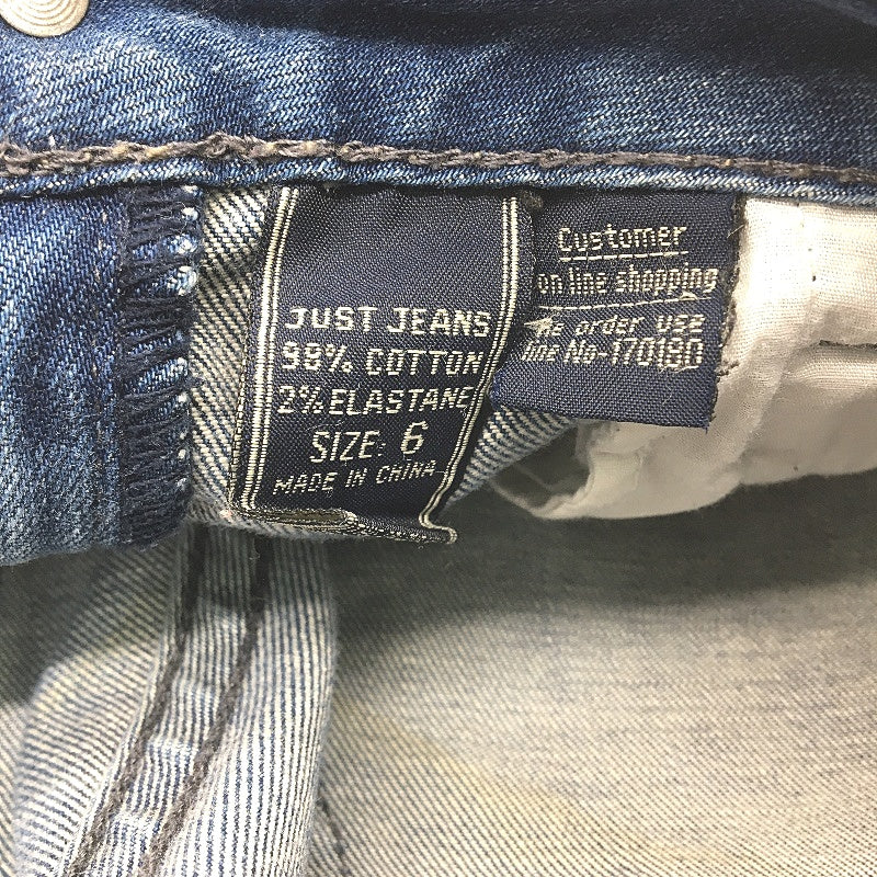 Just Jeans The Skinny Fit Classic Blue Denim Jeans Ladies Size 6 NEW