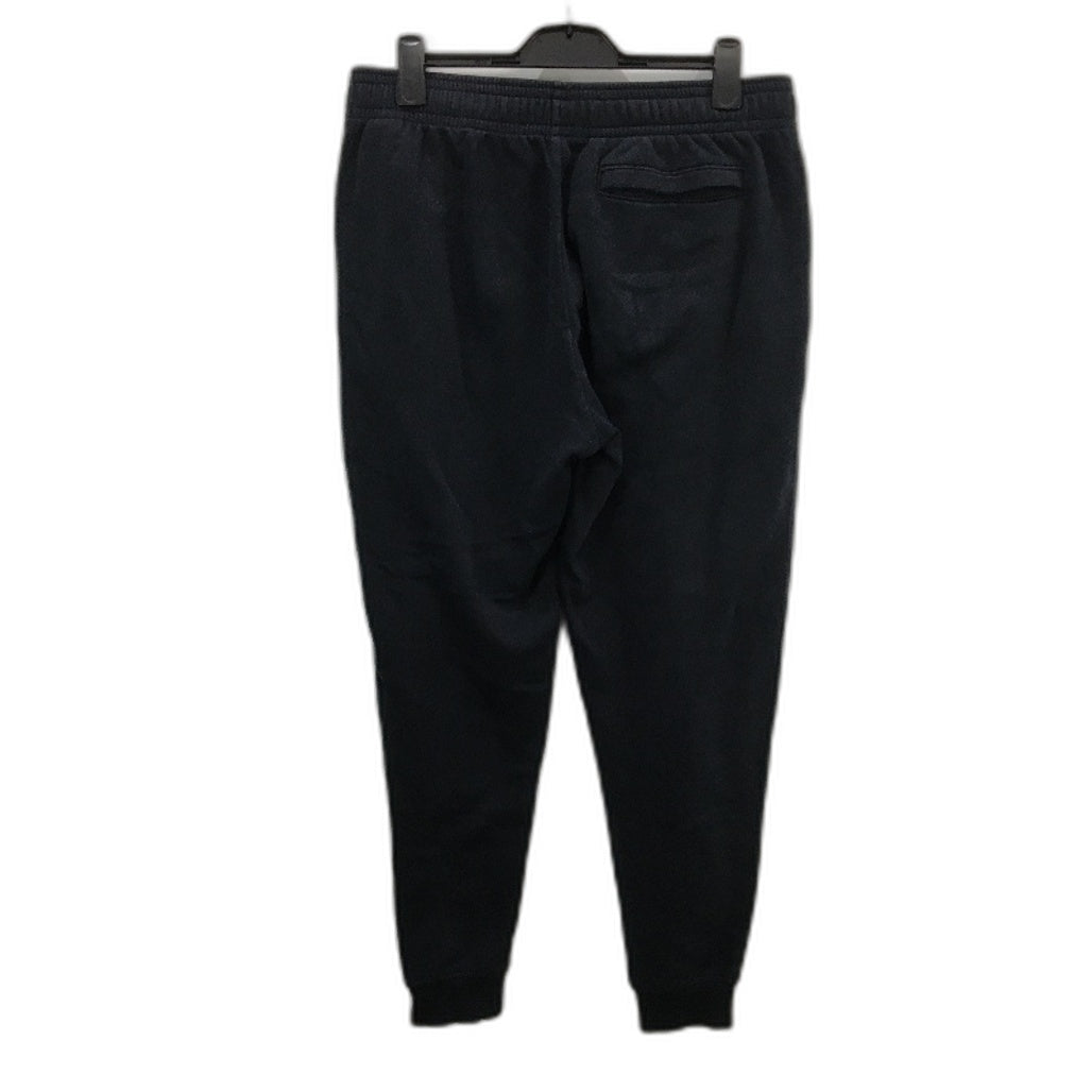 Under Armour Loose Fit Solid Black Drawstring Waist Trackpants Mens Size XL