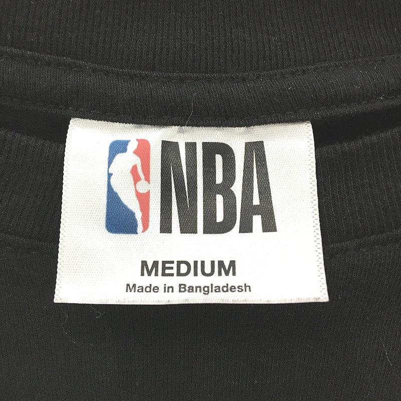 NBA Los Angeles Lakers Black Wide Fit Super Cropped Tee Ladies Size Medium