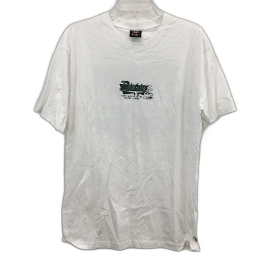 Dickies White Advertising Print Crew Neck Classic T-Shirt Mens Size M NEW