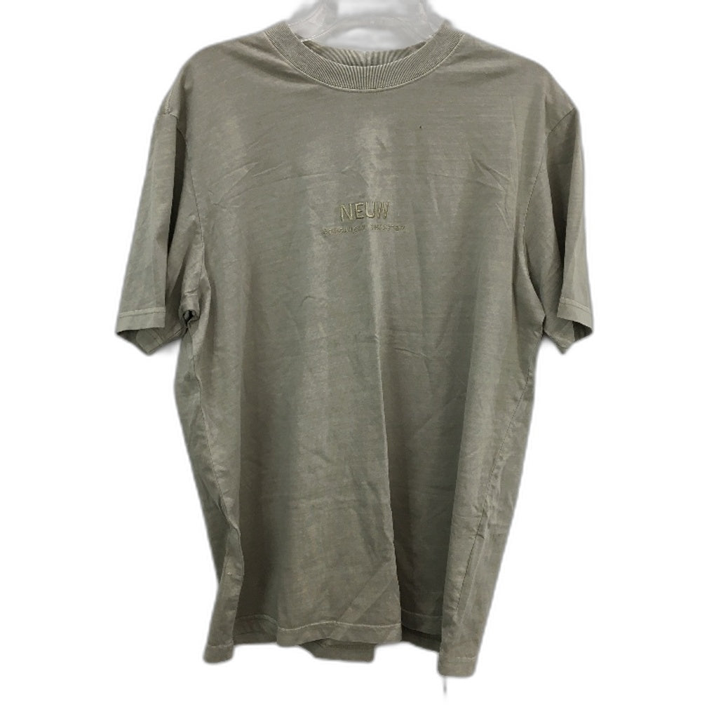 NEUW Stockholm Melbourne Green Crew Neck Classic T-Shirt Mens Size S NEW