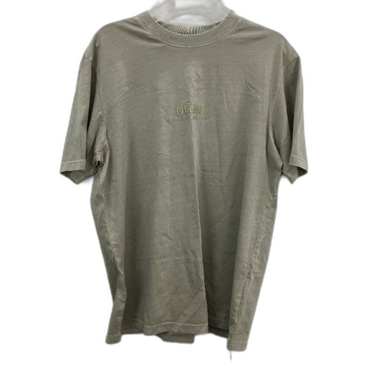 NEUW Stockholm Melbourne Green Crew Neck Classic T-Shirt Mens Size S NEW