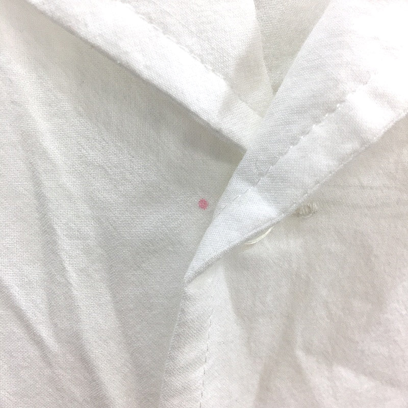 Arvust White 100% Cotton Super Light Casual Resort Short Sleeve Shirt Size M NEW