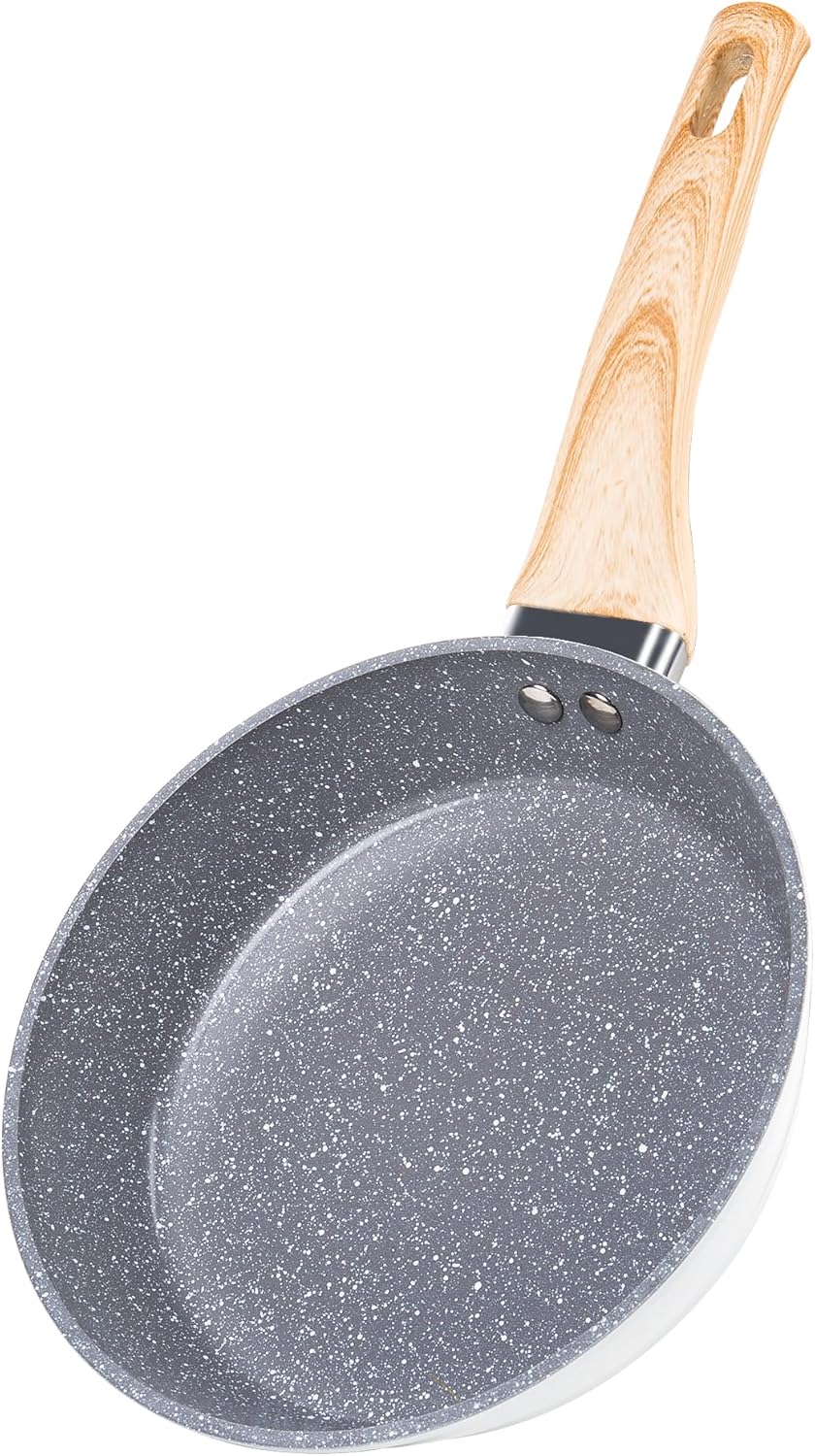 Only Home Non Stick Ceramic 20cm Bakelite Handle Frying Omelet Skillet Pan NEW