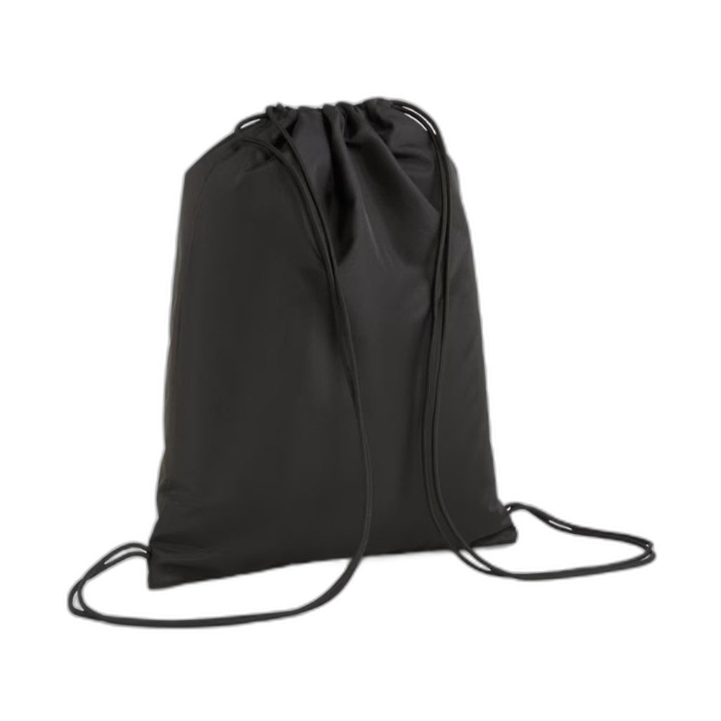 Puma Sports Multi Use 14L Black Large White Logo Phase Gym Sack OSFA NEW