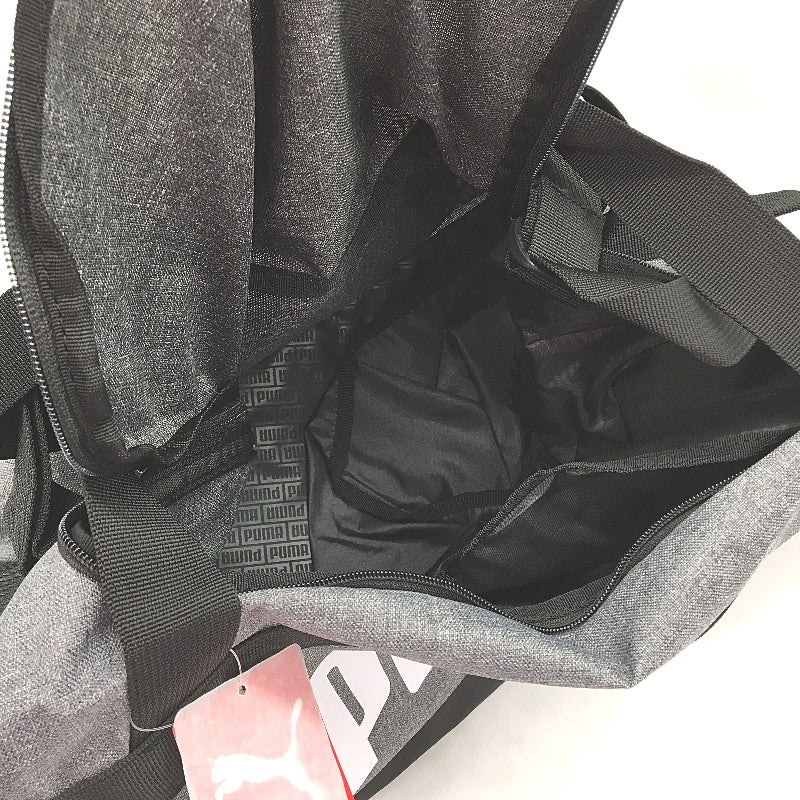 Puma Sports 58L Grey Heather Challenge Medium Holdall Toploader Duffle Bag NEW