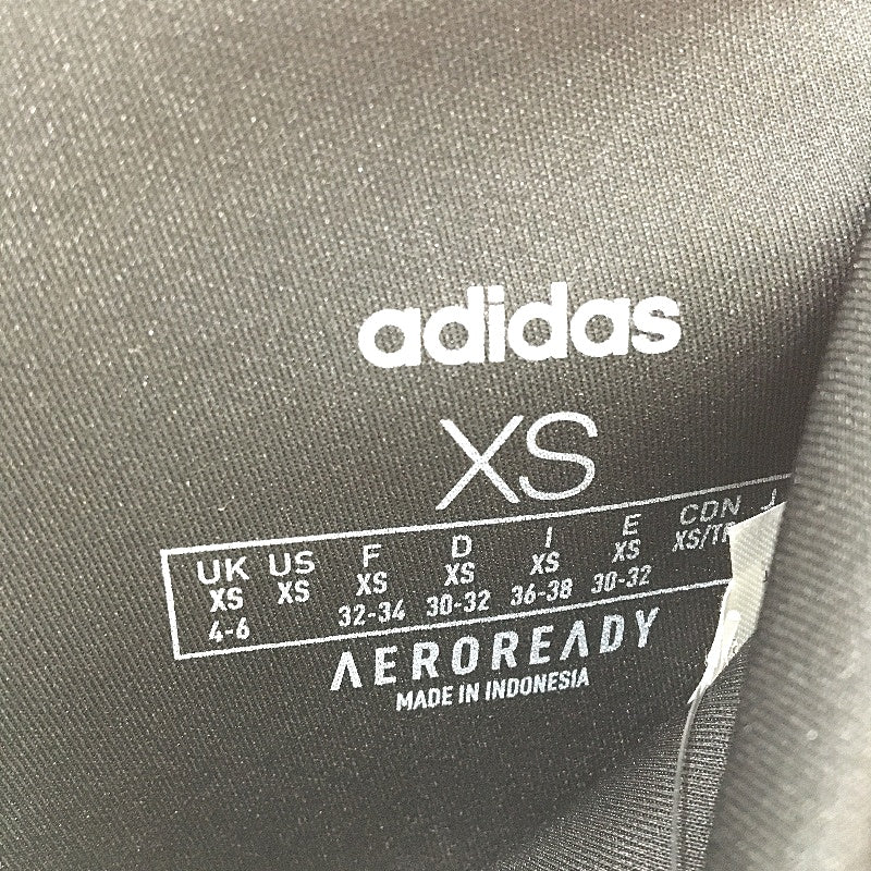 Adidas Aeroready Triple Stripe Black Tights Hidden Pocket Ladies Size XS 4-6 NEW