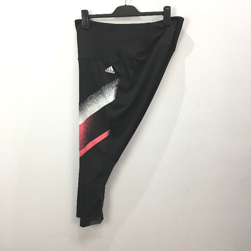 Adidas Aeroready Training Black Mesh Calf 3/4 Length Tights Size 1X UK 20-22 NEW