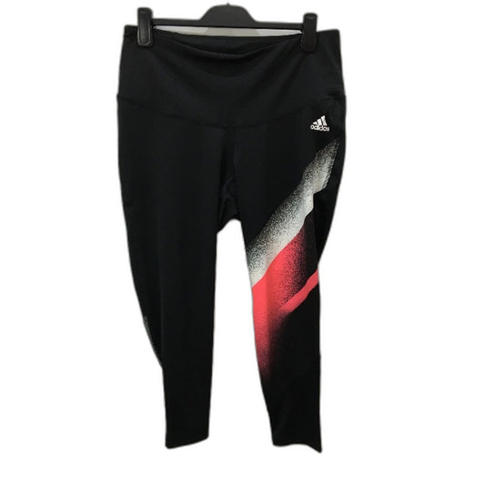 Adidas Aeroready Training Black Mesh Calf 3/4 Length Tights Size 3X UK 28-30 NEW