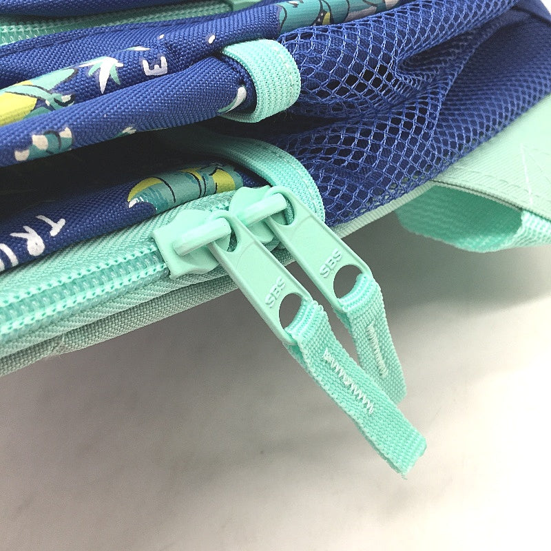 Rpyal Blue Dinosaur Themed Print 3 Piece Dino Backpack & Lunch Bag Set NEW