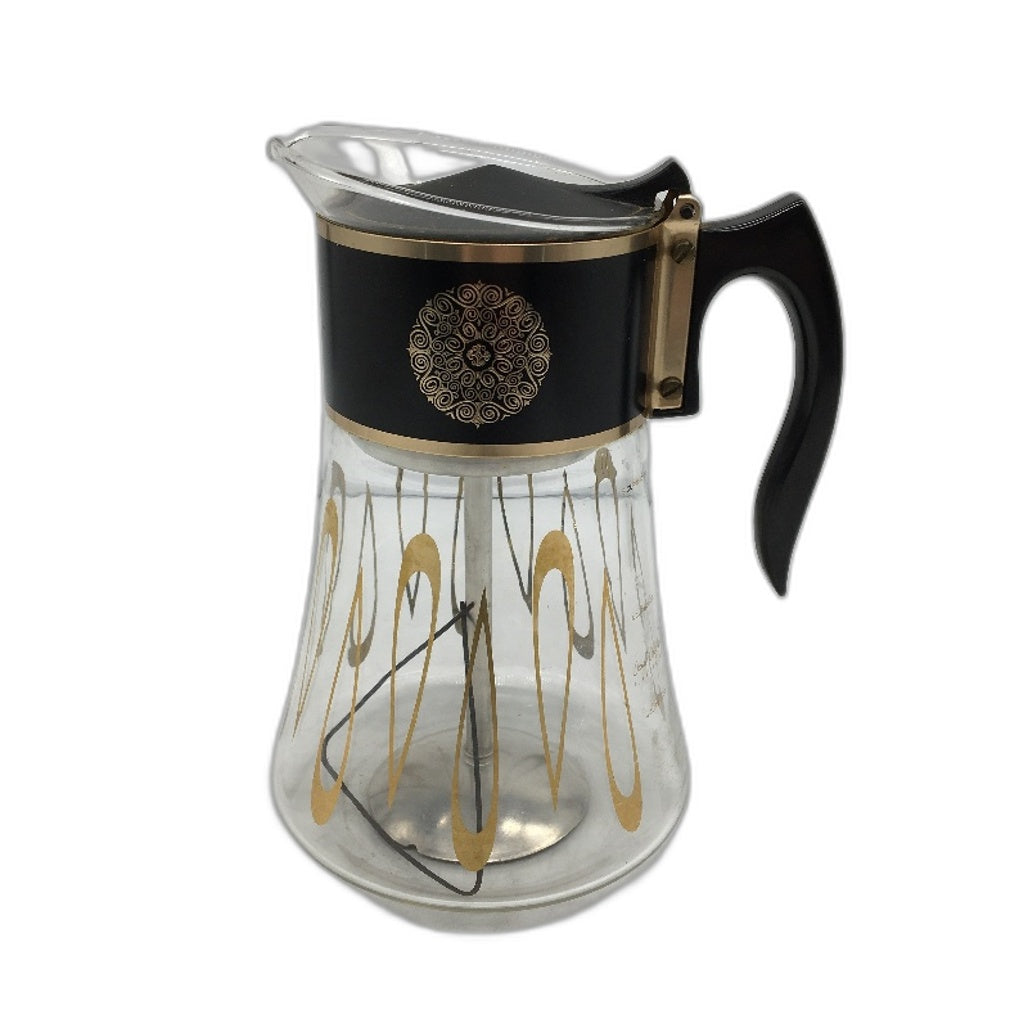 RETRO David Douglas Flameproof 1960s Glass 8 Cup Coffee Pot With Plunger