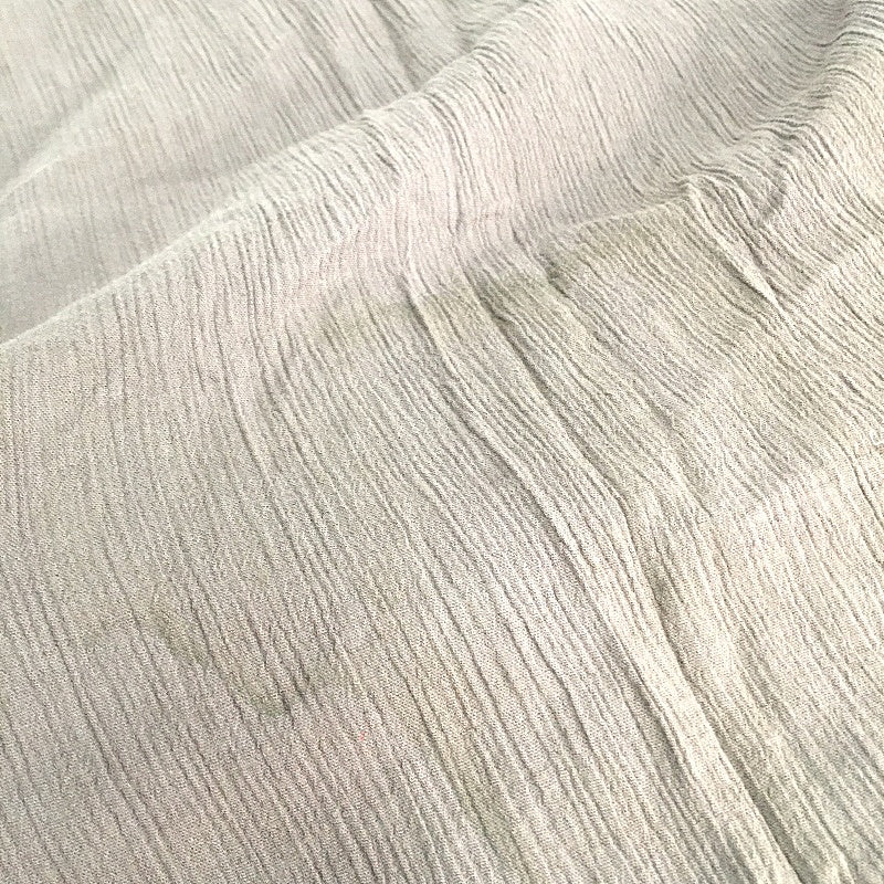 Subtitled Textured Cotton Woven Short Scarf Multifunctional One Size Brown NEW