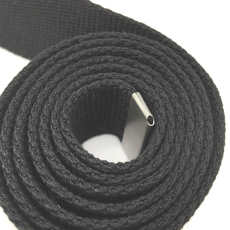 Spencer Project Lightspeed Canvas Cotton Woven Belt L120CM Mens Black NEW