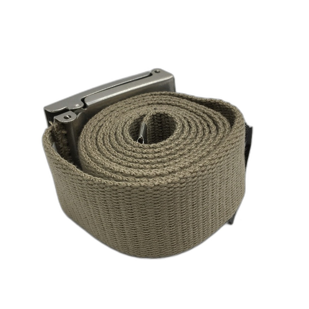 Spencer Project Lightspeed Canvas Cotton Woven Belt L120CM Mens Grey NEW