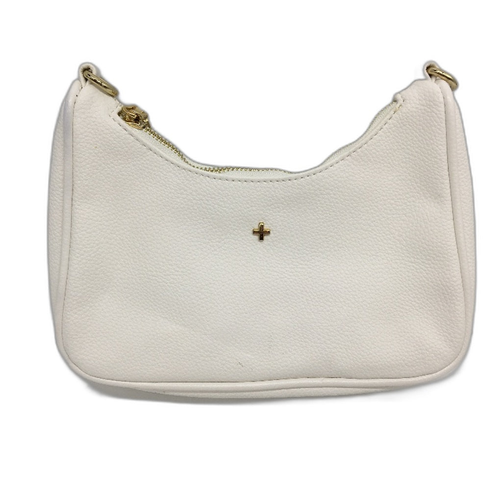 PETA & JAIN White Mini Shoulder Bag With Adjustable Crossbody Strap DEMO