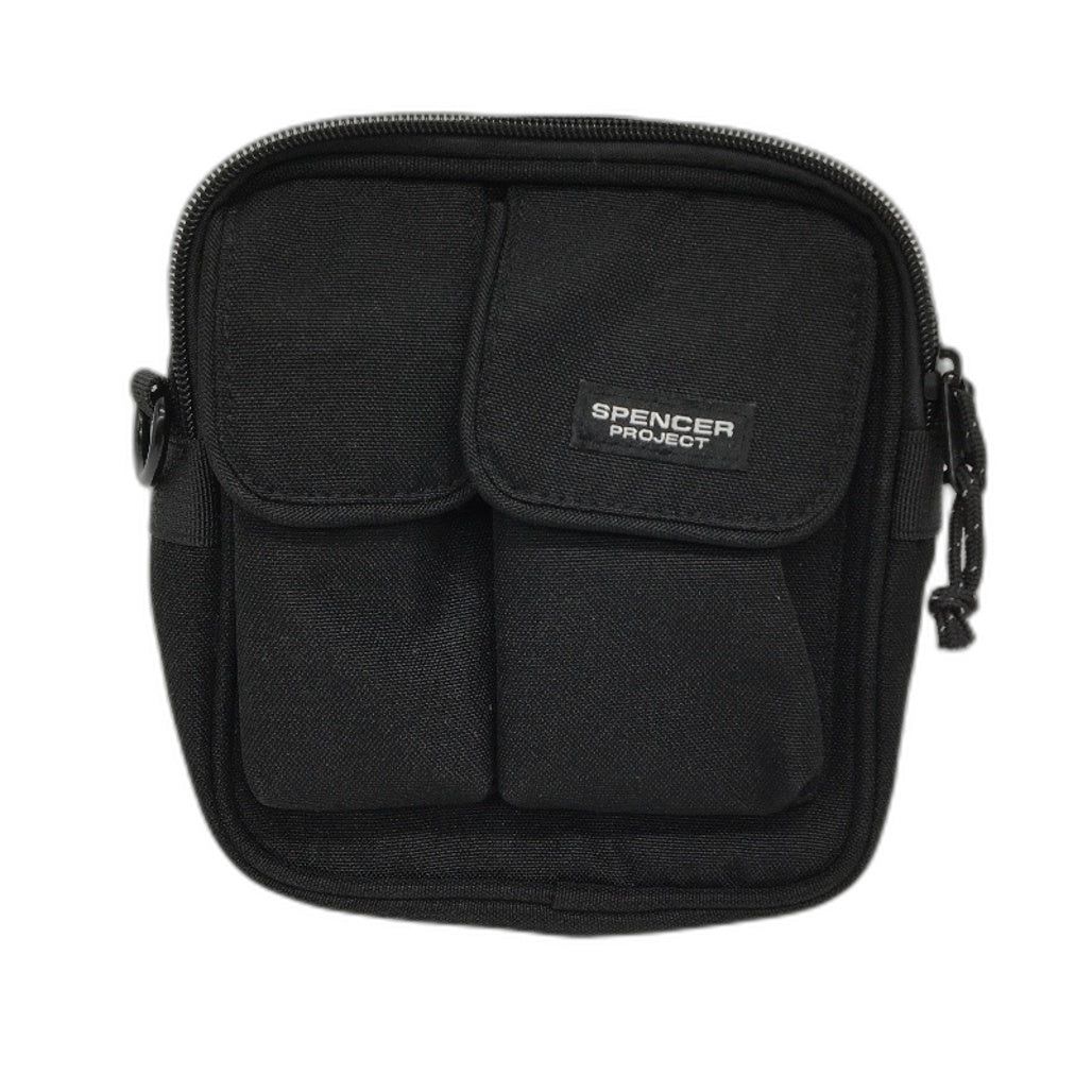 Spencer Project Burnside Camera Bag Pouch With Pockets Canvas Black Unisex NEW