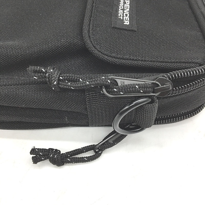 Spencer Project Burnside Camera Bag Pouch With Pockets Canvas Black Unisex NEW